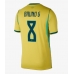 Brasilien Bruno Guimaraes #8 Hemma matchtröja VM 2026 Kortärmad Billigt